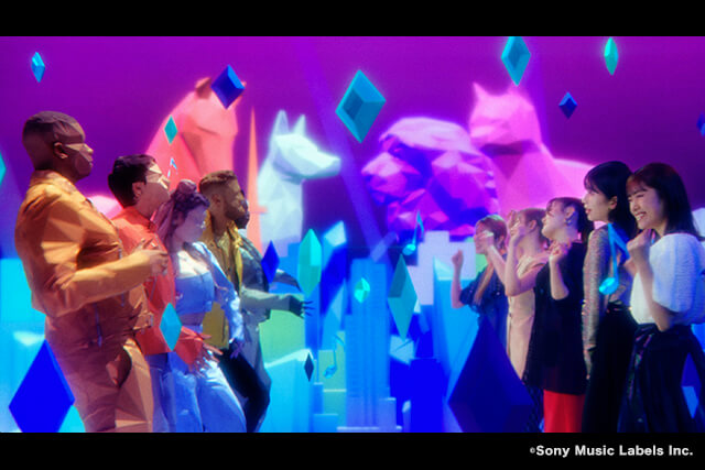 ソニーPCLのバーチャルプロダクション事例、ペンタトニックス『ミッドナイト・イン・トーキョー feat. Little Glee Monster』MV