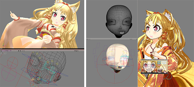 ニコニ立体 3dモデリングコンテスト入賞作 七尾の狐 七尾色 メイキング特集 後編 特集 Cgworld Jp