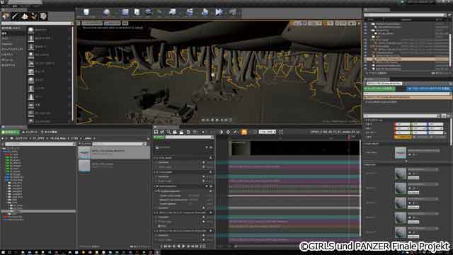Unreal Engine 4でより複雑な演出を実現 ガールズ パンツァー 最終章 特集 Cgworld Jp
