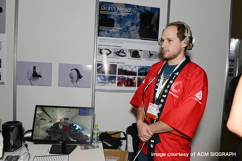 VR・ARの技術とツールがもたらす遠隔コラボレーション　"Virtual Experiences in Reality" 〜JackIn Head〜｜SIGGRAPH Asia 2015レポート（４）