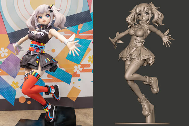 バーチャルyoutuber 輝夜 月 1 7スケール 等身大フィギュア制作の舞台裏を 榊馨 Wonderful Works 代表 Pixologic公認 Zbrushマスター が徹底解説 特集 Cgworld Jp