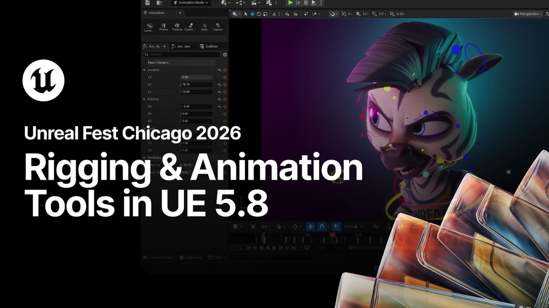 Epic Games Releases Unreal Fest Chicago 2026 UE5.8 Rigging and Animation Presentation