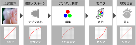 現実世界から情報を得るデジタイズ（デジタルデータ化）のながれ