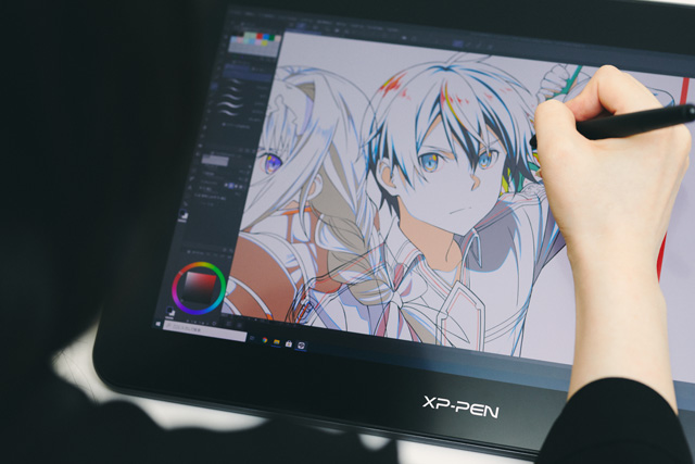 プロ向け液晶タブレットXP-PEN「Artist Pro 16TP（4K）」を、アニメ