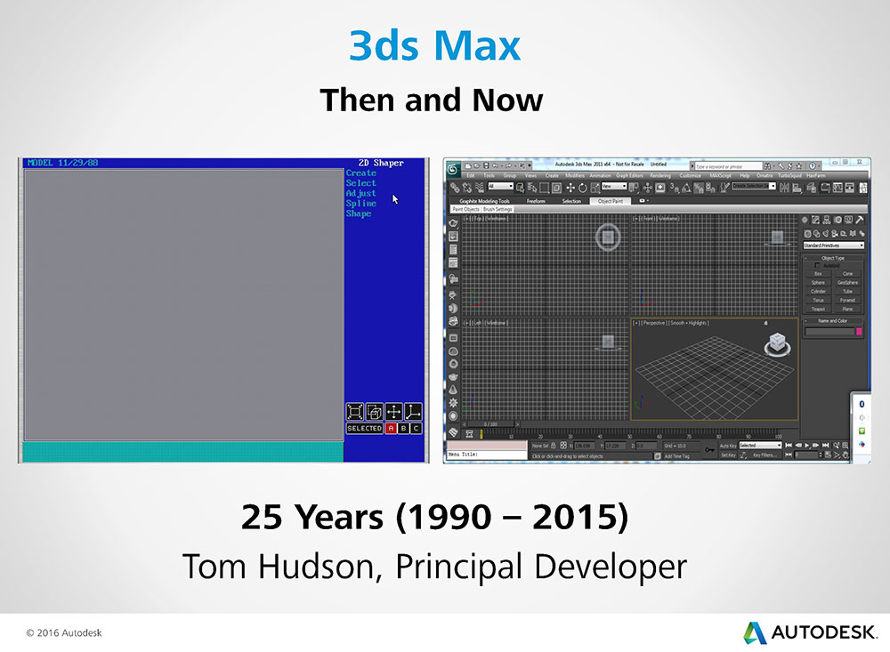 Autodesk 3ds Max 今昔物語 映画 Tron の衝撃によって誕生した 25年間の開発をふり返る インタビュー Cgworld Jp