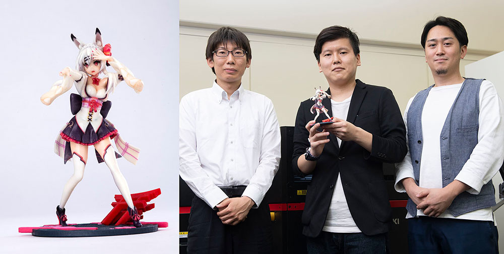1,000万色以上を再現できるMimaki 3Dプリンタによる立体出力を無料で試せるキャンペーンを開催中。『ReVdol！』クリエイターがその実力を試す！