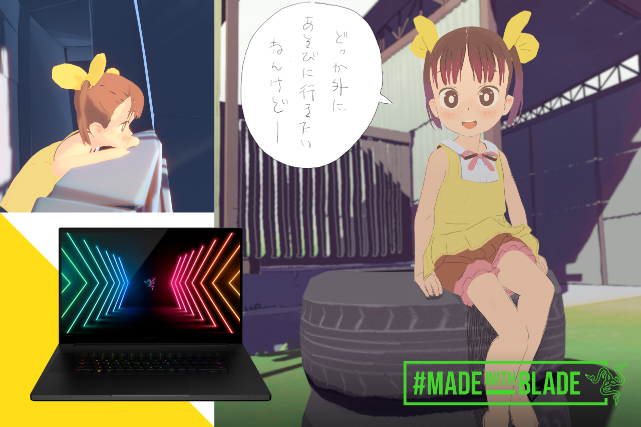 もっと自由なアニメーション制作を りょーちも氏がblenderでgeforce Rtx 3080搭載のノートpc Razer Blade Pro 17 を検証