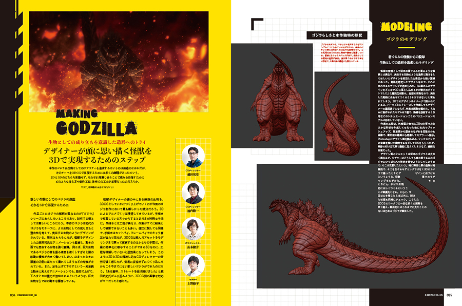 Godzilla S.P Singular Point Anime Netflix June 2021 CGWORLD vol.274 Book Japan 