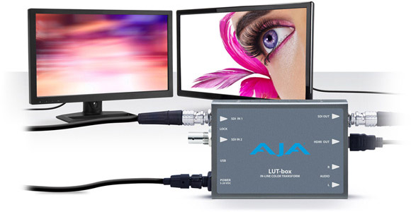 AJA Video Systems、正確なカラーやルックマネージメントを可能にするミニコンバーター「LUT-box」を発表（アスク）