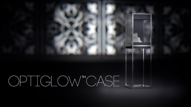立体的な光と映像で見せる新次元デジタルサイネージ「optiglow case」発表（ユナイテッドスマイルズ）