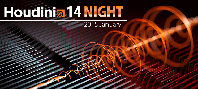 「Houdini 14 Night　[2015 January]」1月16日（金）開催（インディゾーン）