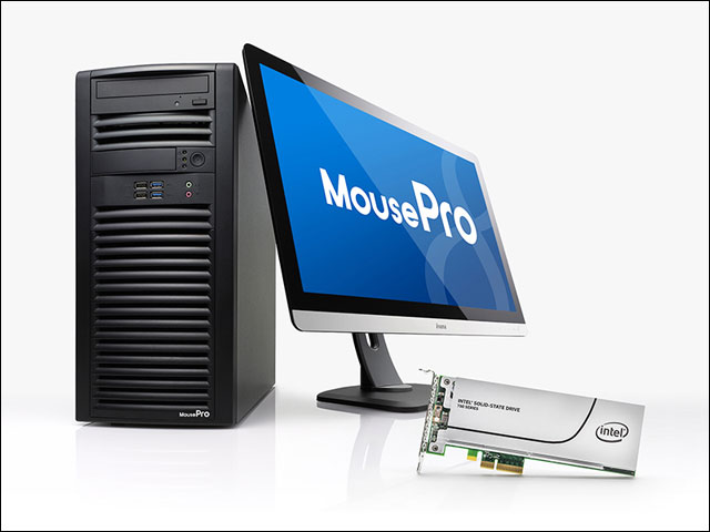 MousePro、NVM Express SSD「インテル 750」シリーズ搭載ワークステーションを発売、最先端の超高速ストレージで、4Kを含む高解像度映像編集のタイムコストを大幅に削減（マウスコンピューター）