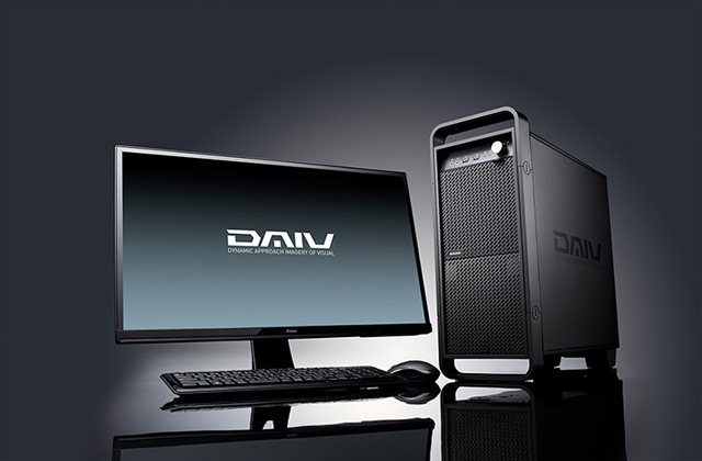 amanaとの協力により開発したクリエイター向けデスクトップパソコンを「DAIV」ブランドより販売（マウスコンピューター）