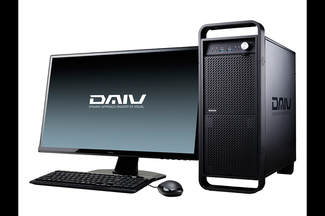 DAIV、マルチスレッドに特化した最新のインテルCore i7プロセッサーとGeForce GTX 1080を搭載したハイエンドデスクトップパソコンを販売開始（マウスコンピューター）