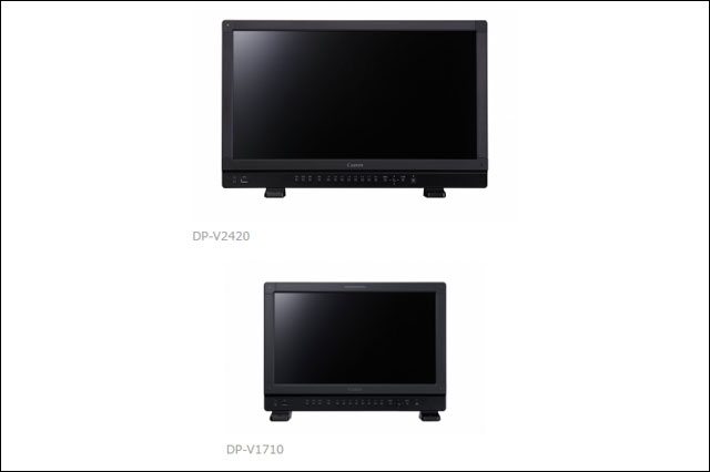 HDR映像制作向けの業務用4Kディスプレイのラインアップを拡充、高輝度24型の「DP-V2420」と業界初17型の「DP-V1710」を発売（キヤノン）