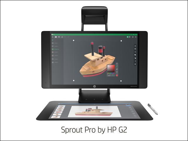 デジタルと現実をシームレスに融合する次世代コンピューター「Sprout Pro by HP G2」を発表、直感的な操作で2D／3Dコンテンツを創造する革新的なイマーシブコンピューター（日本HP）