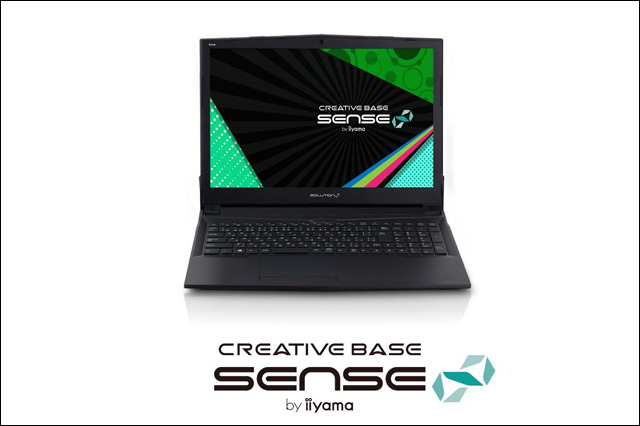 「SENSE∞」よりCore i7プロセッサーとGeForce GTX 1050搭載、クリエイター向け15型フルHDノートパソコンを発売（ユニットコム）