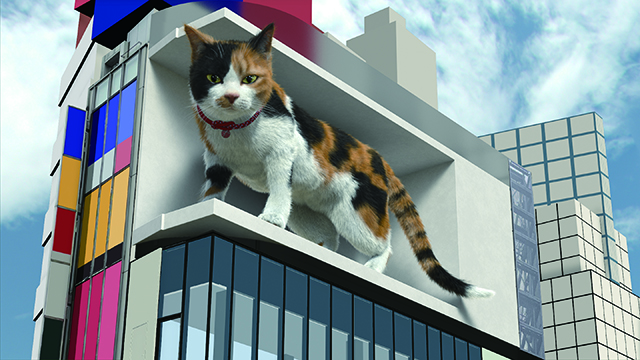 新宿の新名所、クロス新宿ビジョン「新宿東口の猫」を企画・制作しました