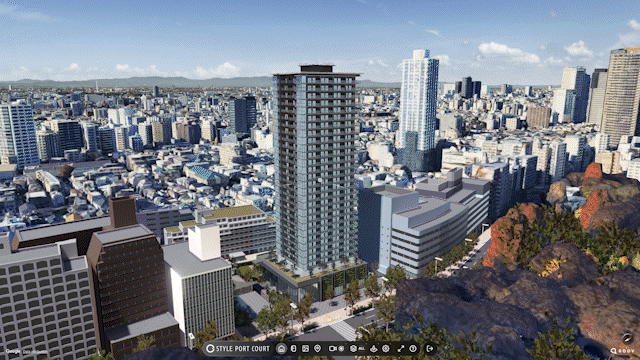 Webブラウザでウォークスルー可能な3D空間