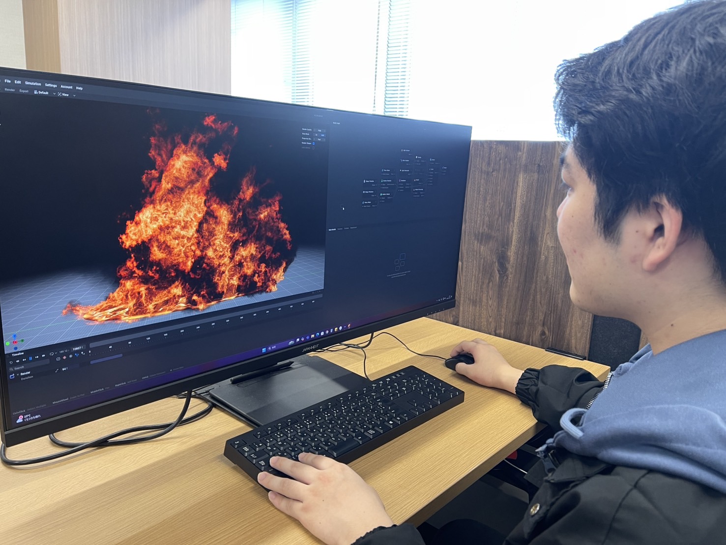 作業風景の様子です