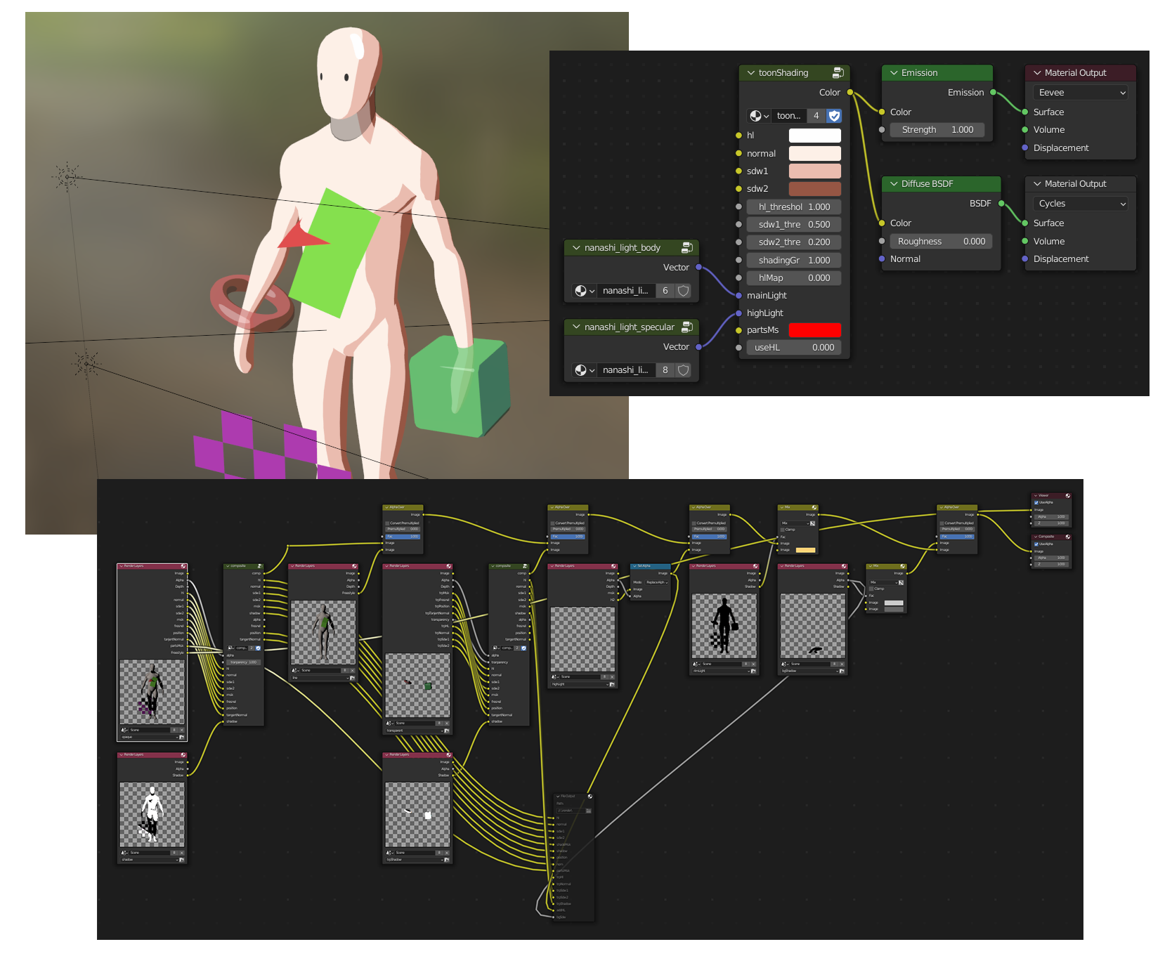 プロジェクトスタジオq流 Blenderでつくるアニメcg 第1回 レンダリングについて